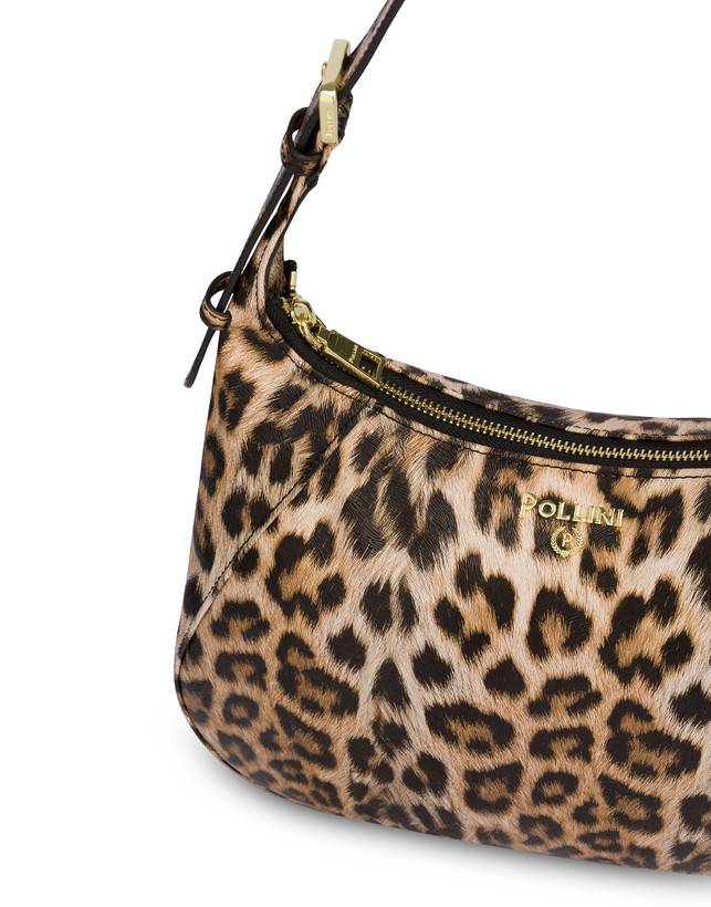 Pollini Hobo Bag Stampa Leopardata Nina Leopardo Fino al 50% di sconto