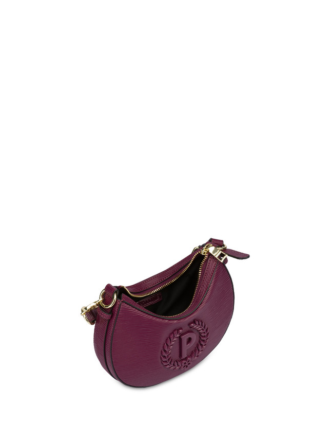 Pollini Hobo Bag Mini Ibis Burgundy In Vendita
