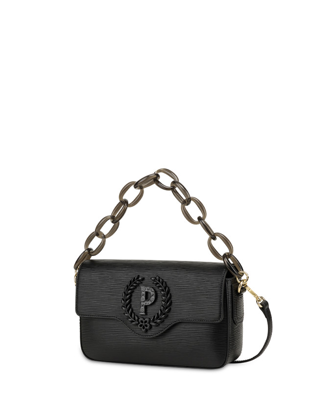 Pollini Candy Bag Con Maxi Catena Nero Saldi