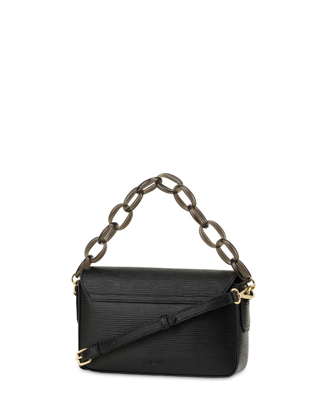 Pollini Candy Bag Con Maxi Catena Nero Saldi