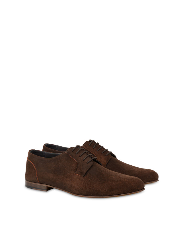 Pollini Derby In Scamosciato Flexy T.moro 2025
