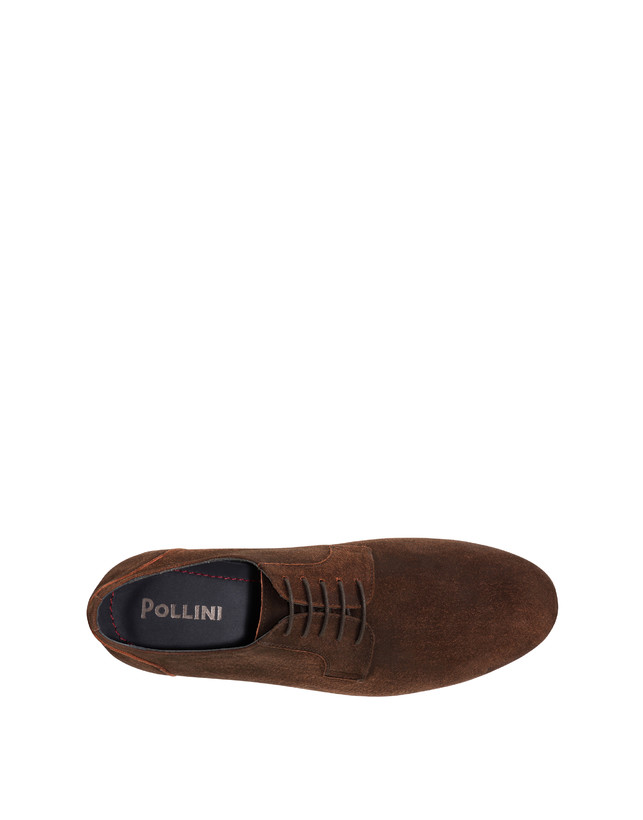 Pollini Derby In Scamosciato Flexy T.moro 2025