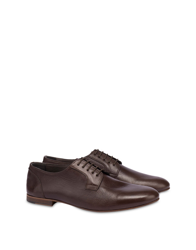 Pollini Derby In Capra Flexy T.moro Italy