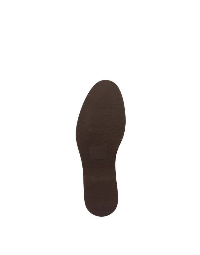 Pollini Derby In Crosta Green Field Beige In Linea