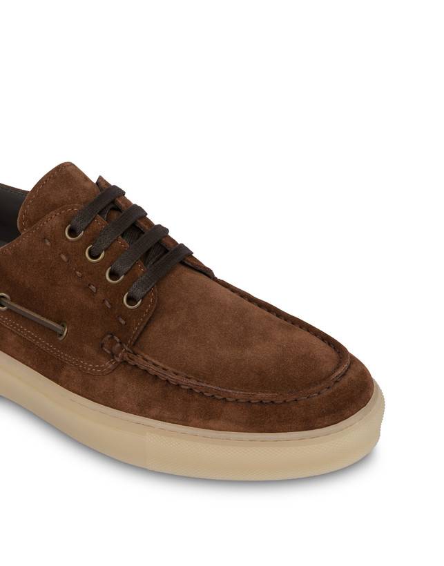 Pollini Scarpa Da Barca In Crosta Holiday Marrone Promozione