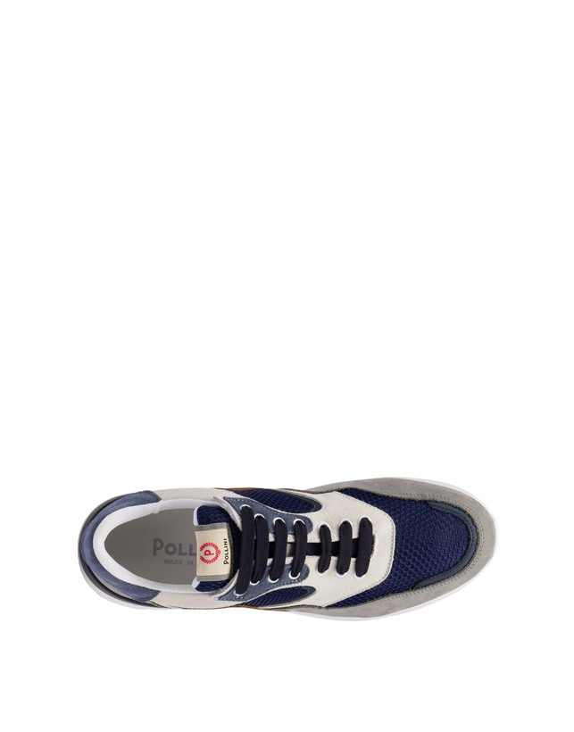Pollini Sneakers Multicolor B-side Blu/grafite/navy/bianco/azzurro/mais Soddisfazione Garantita