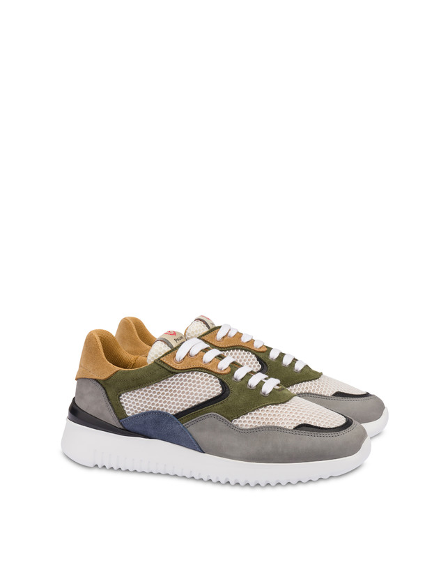 Pollini Sneakers Multicolor B-side Bianco/grafite/nero/militare/mais/azzurro Qualità Garantita