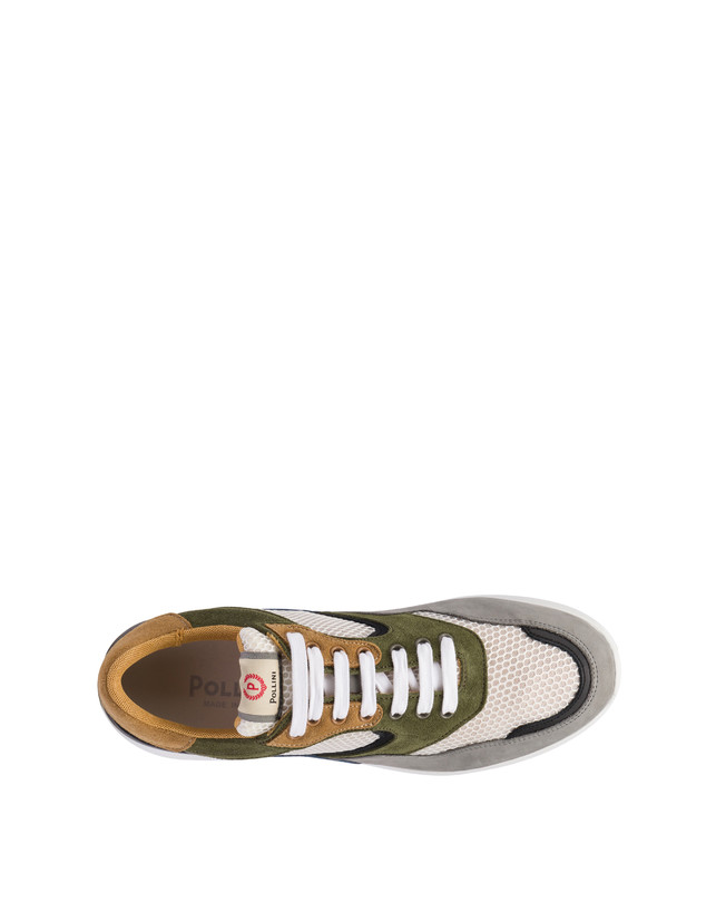 Pollini Sneakers Multicolor B-side Bianco/grafite/nero/militare/mais/azzurro Qualità Garantita