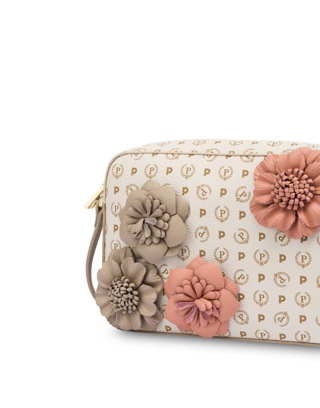 Pollini Camera Bag Piccola Heritage Flowers Avorio/ghiaccio Shopping Online