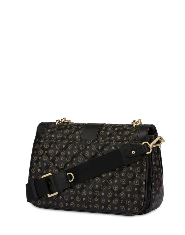 Pollini Borsa A Spalla Heritage Matelassé Nero/nero Sconto