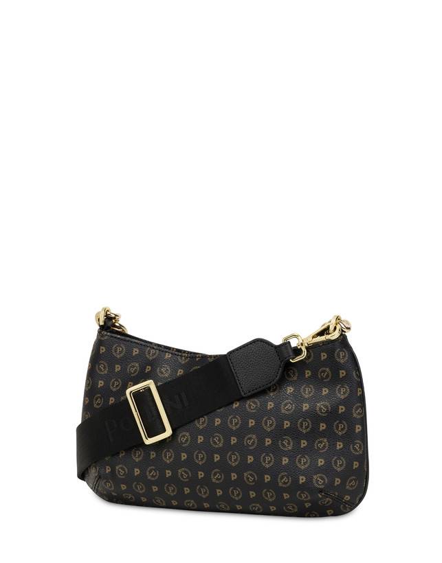 Pollini Borsa A Tracolla Heritage Logo Classic Nero/nero Economico