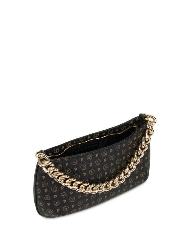 Pollini Borsa A Tracolla Heritage Logo Classic Nero/nero Economico