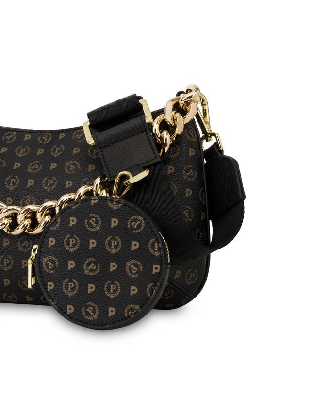 Pollini Borsa A Tracolla Heritage Logo Classic Nero/nero Economico