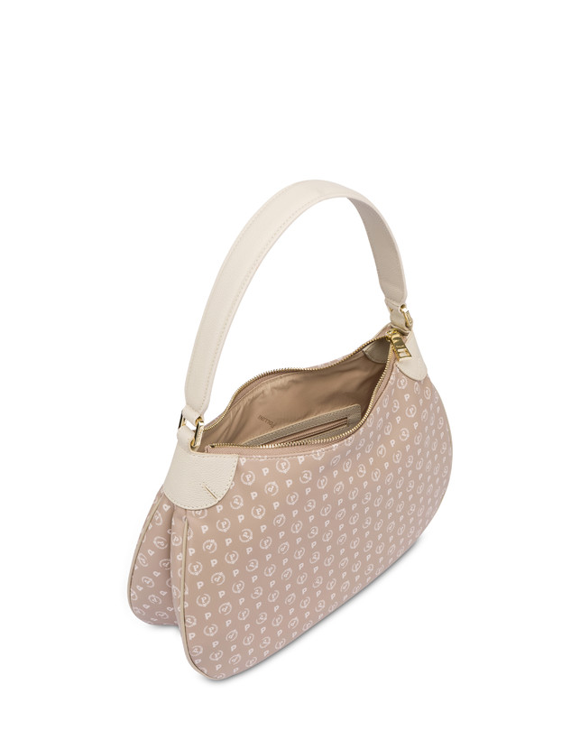 Pollini Borsa A Spalla In Pvc Heritage Soft Touch Beige/avorio I Più Venduti