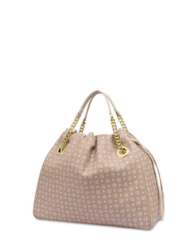 Pollini Borsa A Secchiello In Pvc Heritage Soft Touch Beige/avorio Vendite Flash