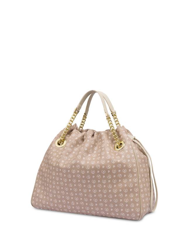 Pollini Borsa A Secchiello In Pvc Heritage Soft Touch Beige/avorio Vendite Flash