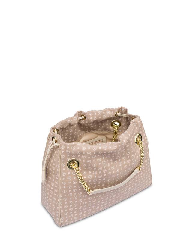 Pollini Borsa A Secchiello In Pvc Heritage Soft Touch Beige/avorio Vendite Flash