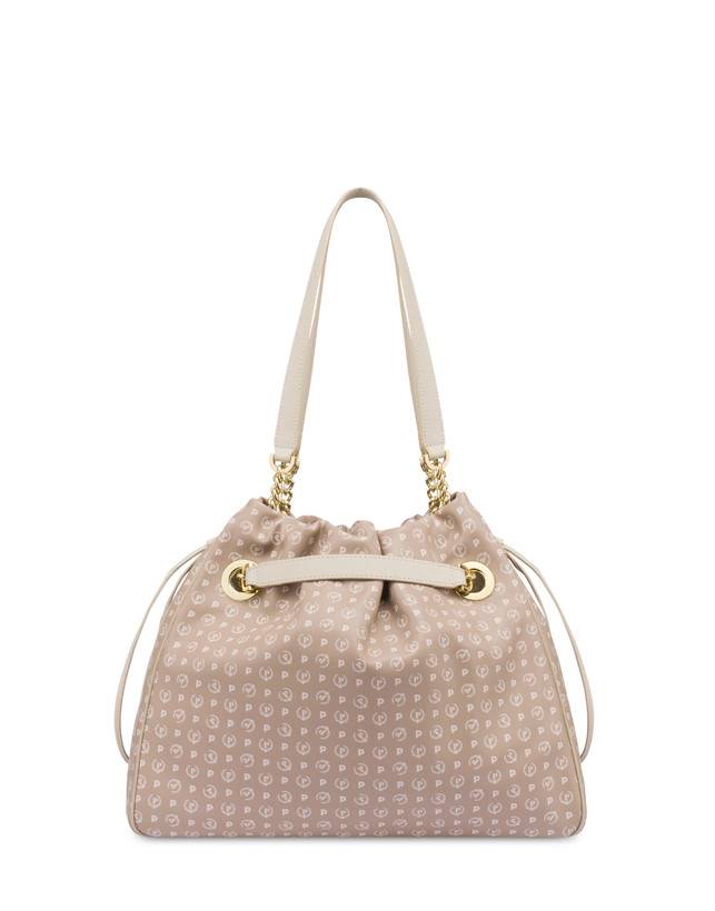 Pollini Borsa A Secchiello In Pvc Heritage Soft Touch Beige/avorio Vendite Flash
