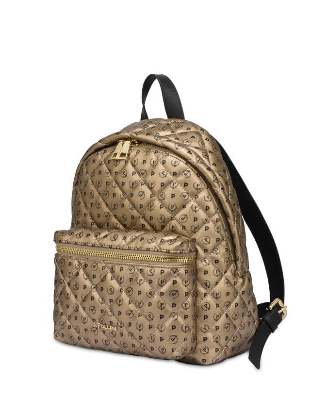 Pollini Zaino Heritage Matelassé Oro/nero Consegna Veloce