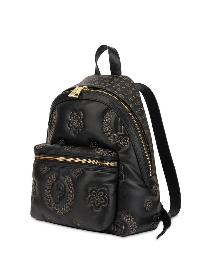 Pollini Zaino Puffy Heritage Nero/nero/nero Promozione Limitata