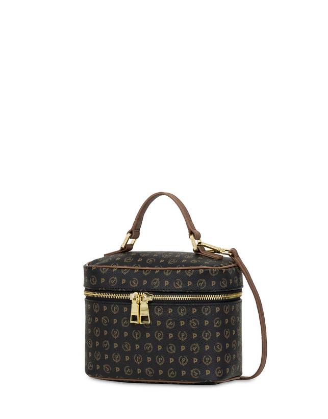 Pollini Borsa Beauty Piccola Heritage Logo Classic Nero/marrone Bestseller