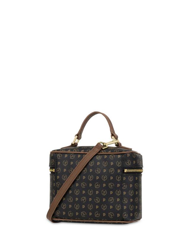 Pollini Borsa Beauty Piccola Heritage Logo Classic Nero/marrone Bestseller