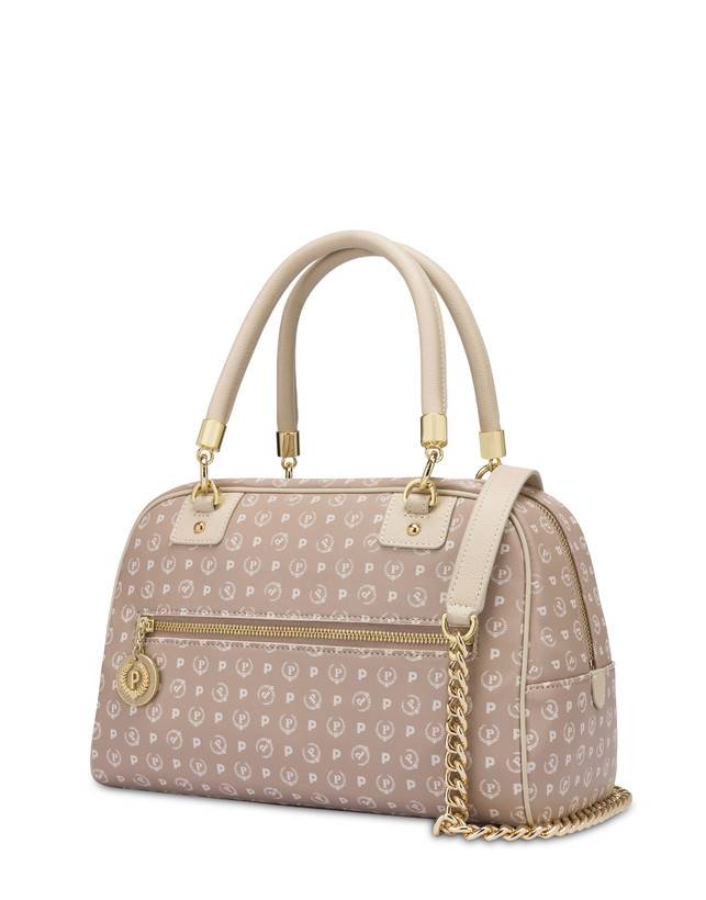 Pollini Borsa Doppio Manico Heritage Soft Touch Beige/avorio Vendita Economica