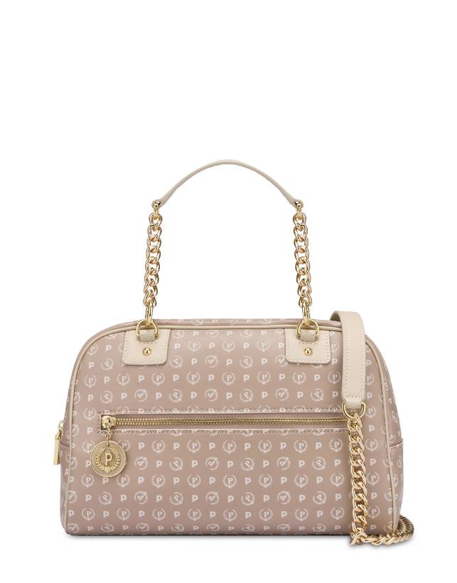 Pollini Borsa Doppio Manico Heritage Soft Touch Beige/avorio Vendita Economica
