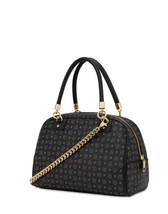 Pollini Bowling Bag Heritage Logo Classic Nero/nero Comprane uno, ottenene uno gratis