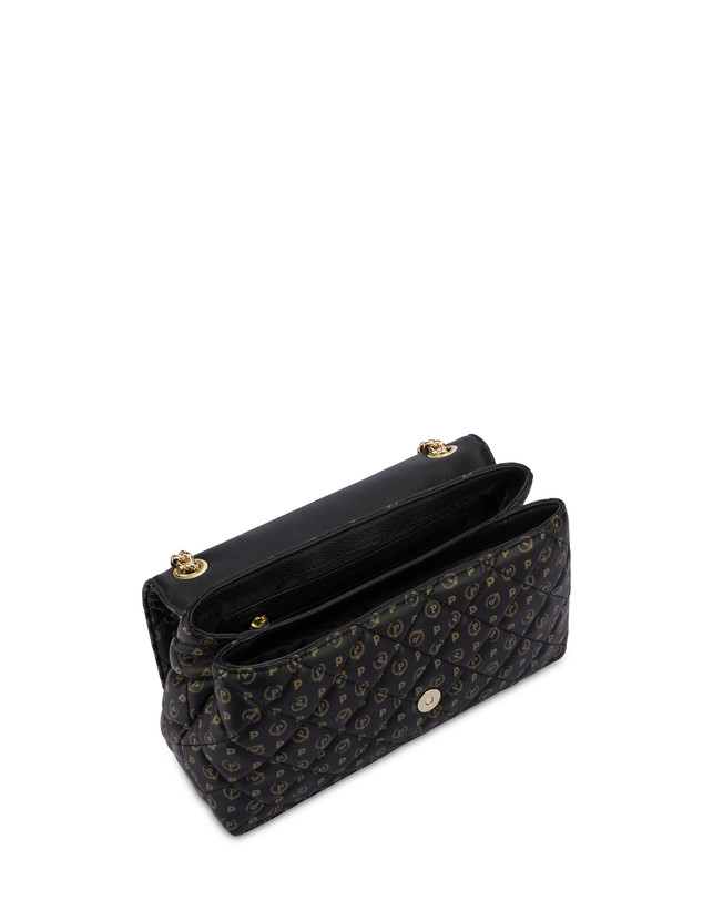 Pollini Borsa A Spalla Heritage Matelassé Nero/nero Italy
