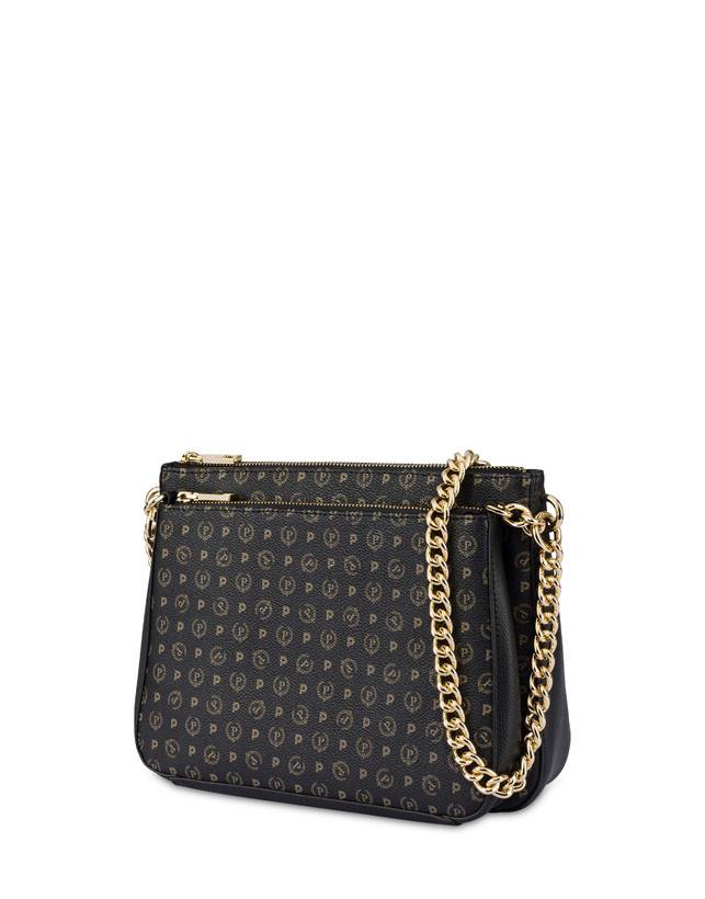 Pollini Borsa A Spalla Heritage Logo Classic Nero/nero Ultimi due giorni
