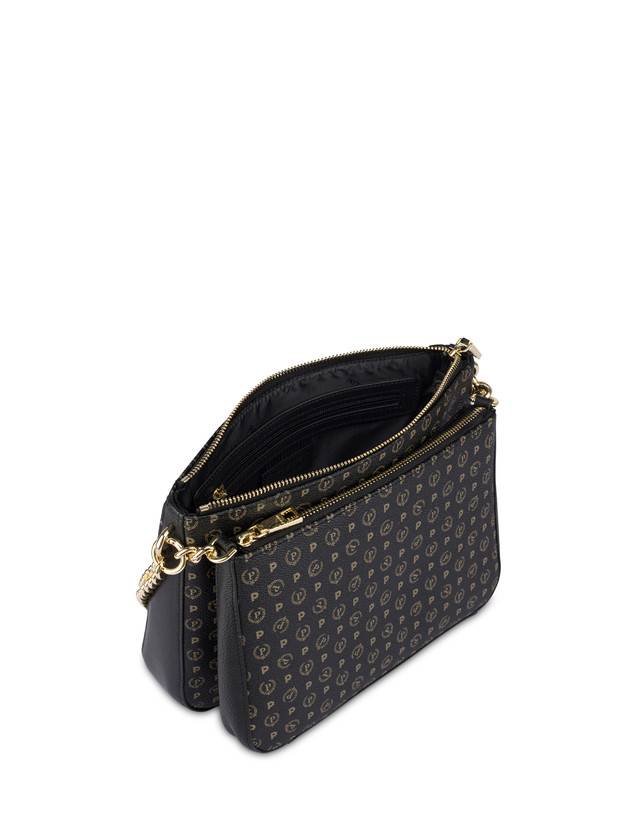 Pollini Borsa A Spalla Heritage Logo Classic Nero/nero Ultimi due giorni