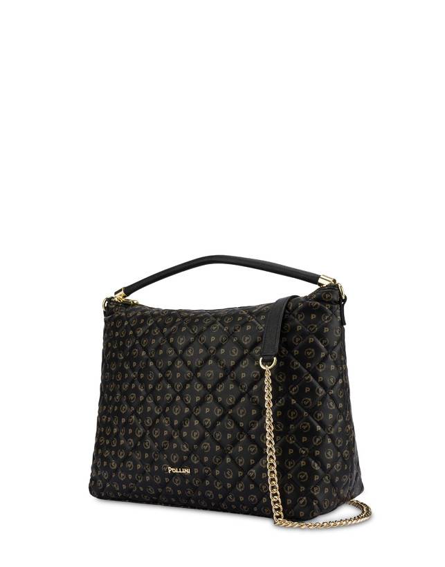 Pollini Borsa Hobo Heritage Matelassé Nero/nero Promozione temporanea
