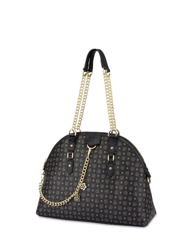 Pollini Borsa A Spalla Heritage Logo Classic Nero/nero Fino al 60% di sconto