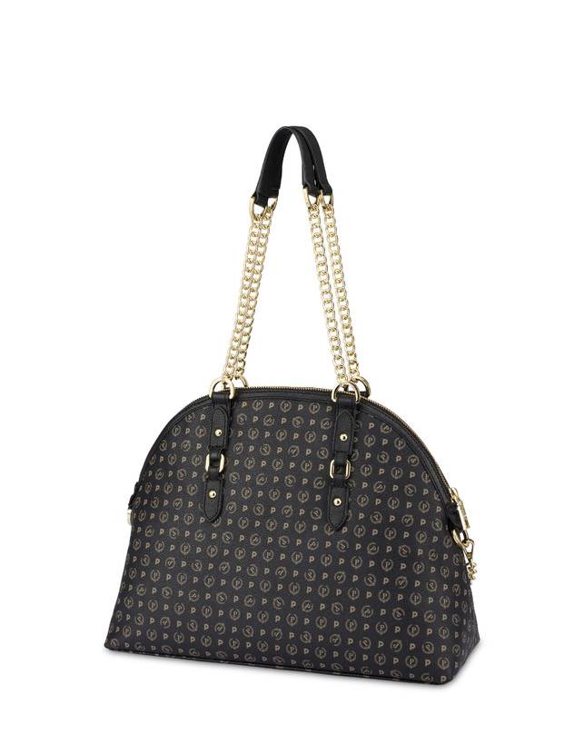 Pollini Borsa A Spalla Heritage Logo Classic Nero/nero Fino al 60% di sconto