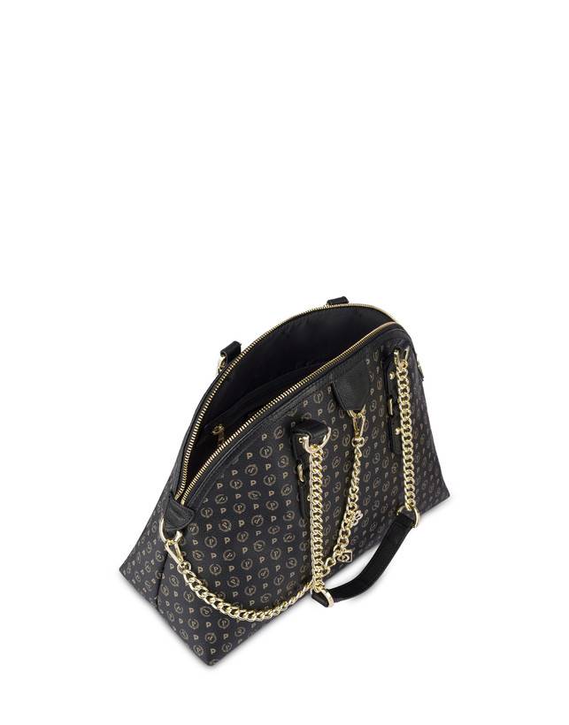 Pollini Borsa A Spalla Heritage Logo Classic Nero/nero Fino al 60% di sconto