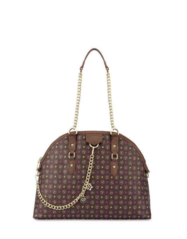 Pollini Borsa A Spalla Heritage Logo Classic Multicolore/marrone Fino al 65% di sconto