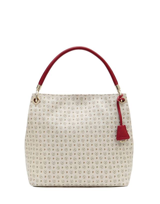 Pollini Borsa A Spalla Heritage Logo Classic Avorio/lacca Solo un giorno rimasto