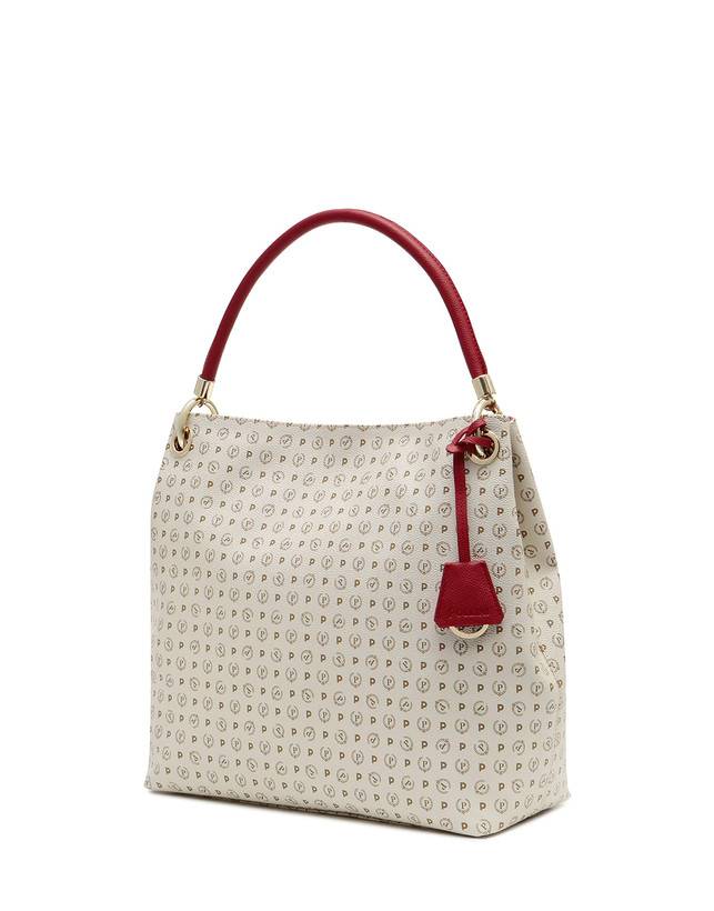 Pollini Borsa A Spalla Heritage Logo Classic Avorio/lacca Solo un giorno rimasto