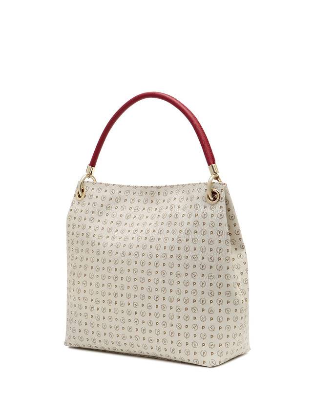 Pollini Borsa A Spalla Heritage Logo Classic Avorio/lacca Solo un giorno rimasto
