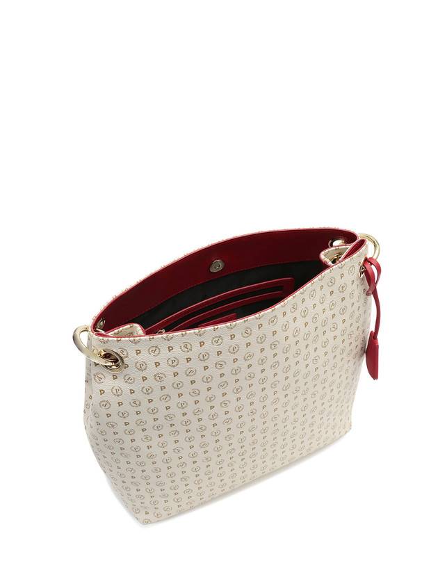 Pollini Borsa A Spalla Heritage Logo Classic Avorio/lacca Solo un giorno rimasto