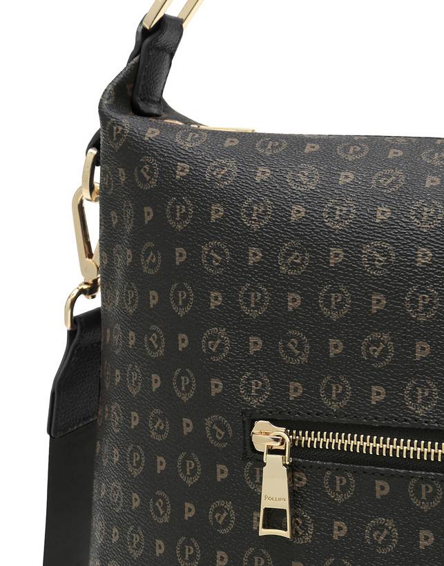 Pollini Borsa A Spalla Nero/nero 50% di sconto con spedizione gratuita