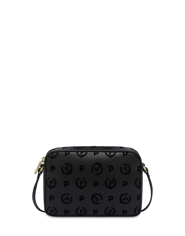 Pollini Borsa A Tracolla Heritage Flock Nero/nero Trasporto libero internazionale