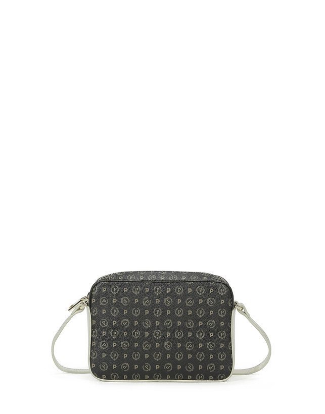 Pollini Borsa A Tracolla Heritage Logo Classic Nero/avorio