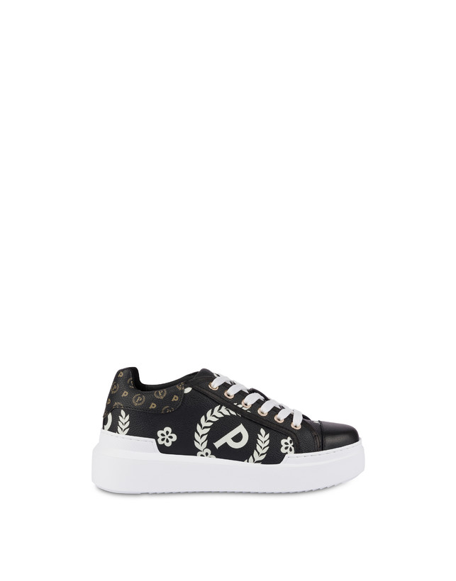 Pollini Sneakers Maxi Heritage Day Sì! Nero/nero/nero Black Friday Prezzi