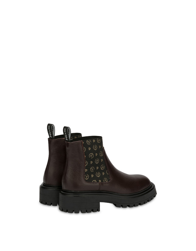 Pollini Beatles In Vitello Logo Heritage Nero/t.moro 50% di sconto per tempo limitato