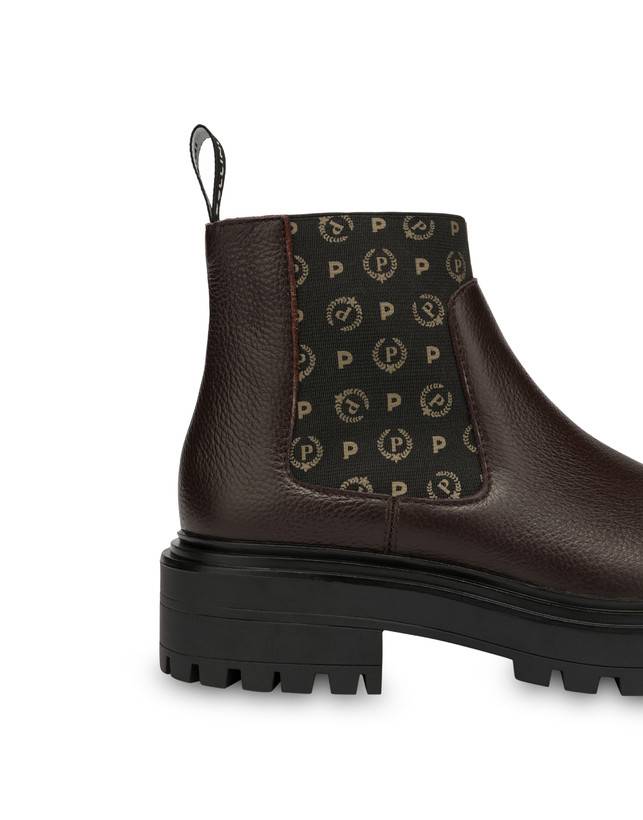 Pollini Beatles In Vitello Logo Heritage Nero/t.moro 50% di sconto per tempo limitato