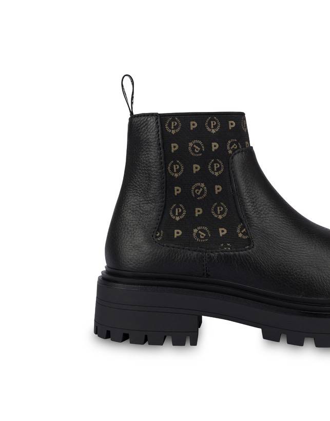 Pollini Beatles In Vitello Logo Heritage Nero/nero Sconti questo mese