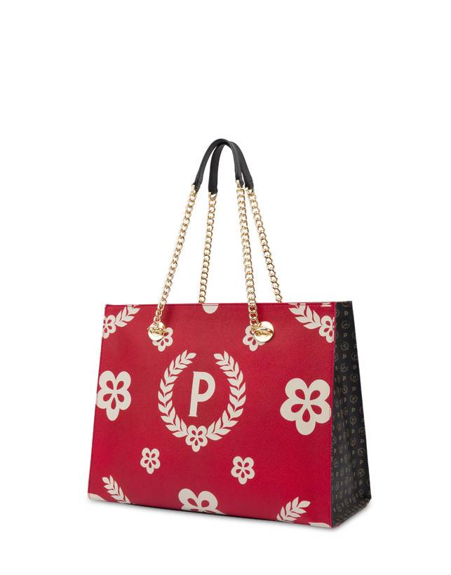 Pollini Shopping Bag Day-si! Heritage Nero/rosso/nero Qualità