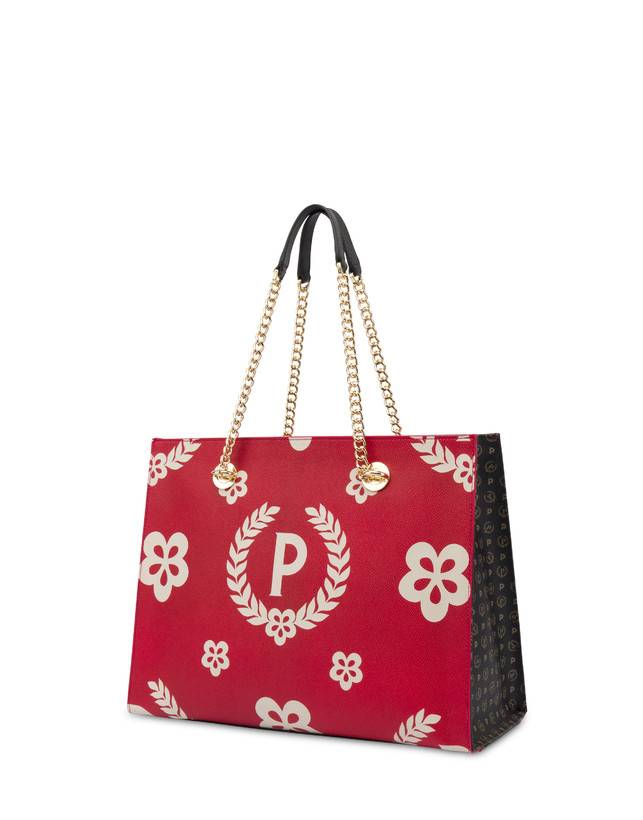 Pollini Shopping Bag Day-si! Heritage Nero/rosso/nero Qualità